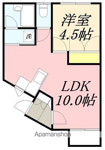 マンションノースロード(1LDK/2階)の間取り写真