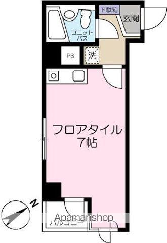 ダイアパレス上野第2(ワンルーム/7階)の間取り写真