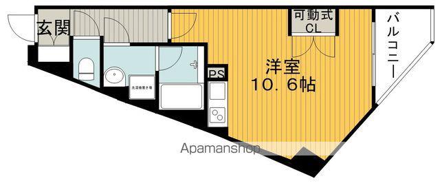 EZA蛍池(ワンルーム/4階)の間取り写真