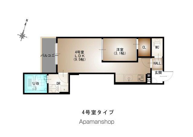 REGALEST 青崎Ⅰ(1LDK/1階)の間取り写真