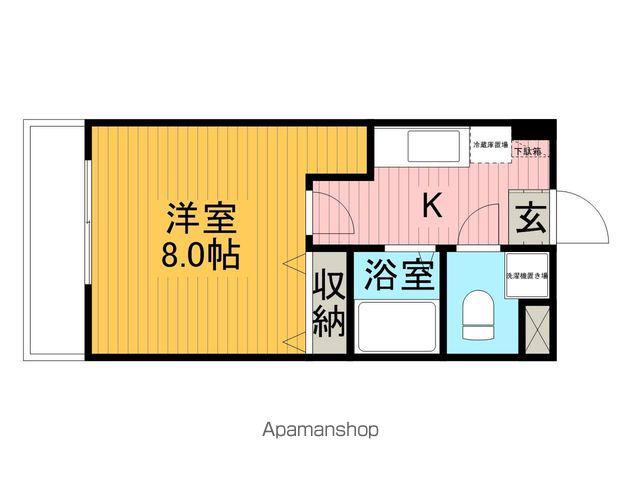 エムエスレジデンス(1K/3階)の間取り写真