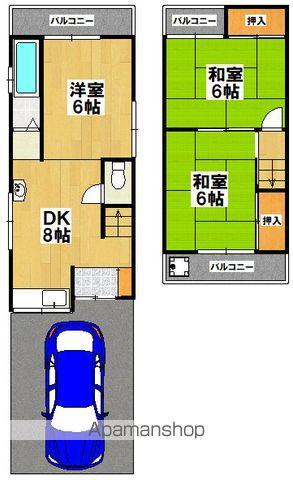 南海電鉄高野線 萩原天神駅 徒歩16分 2階建 築52年(3DK)の間取り写真