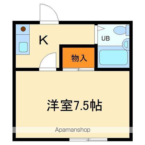 赤坂コーポ(1K/2階)の間取り写真
