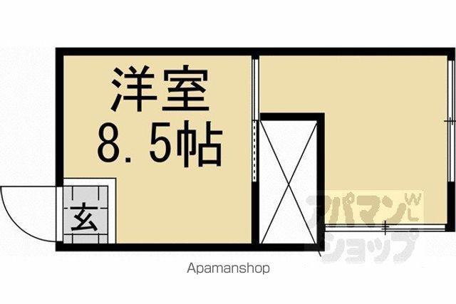 細野荘(ワンルーム/1階)の間取り写真