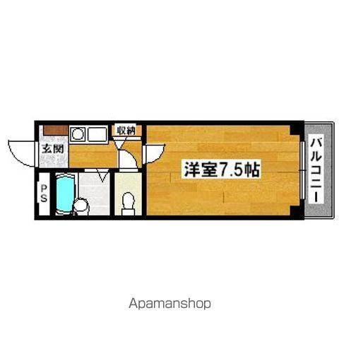 エスポワール新金岡(1K/3階)の間取り写真