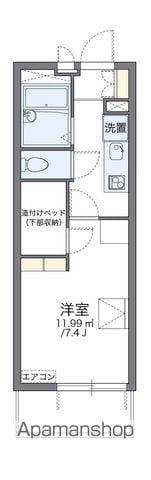レオパレスアメニティ名古屋(1K/2階)の間取り写真
