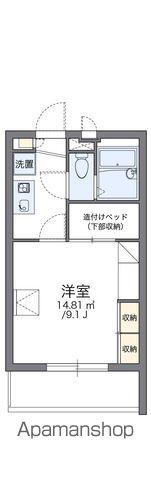 レオパレスチェリーブロッサム(1K/3階)の間取り写真