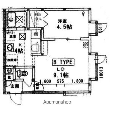 札幌市南北線 真駒内駅 バス乗車時間：12分 藻南小学校バス停で下車 徒歩5分 2階建 築21年(1LDK/2階)の間取り写真