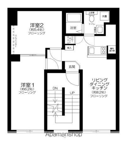 RUYGO OSHIAGE(2LDK/3階)の間取り写真
