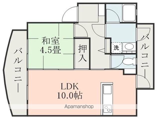 アニバーサリー25(1LDK/3階)の間取り写真