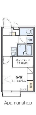 レオパレス極楽寺(1K/2階)の間取り写真