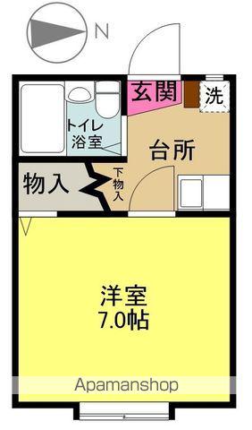 グルービィヒルズ(1K/2階)の間取り写真