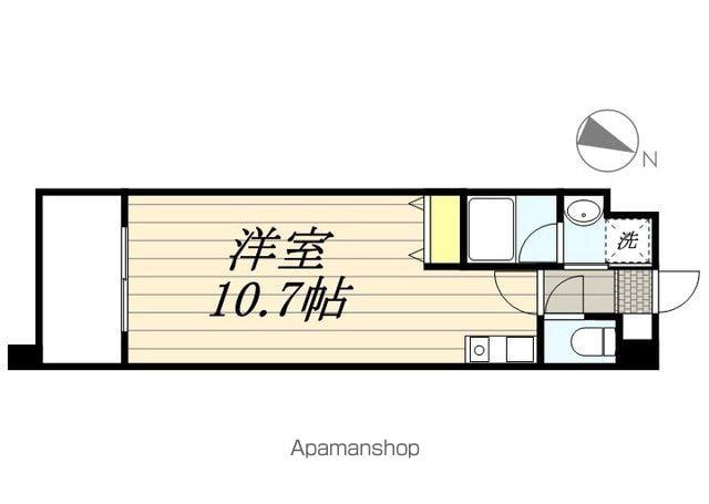 リード中央町(ワンルーム/11階)の間取り写真