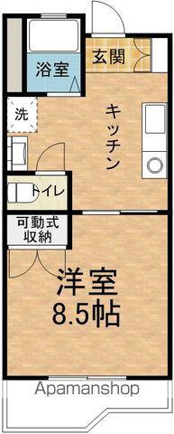 コートドール花岡(1K/2階)の間取り写真
