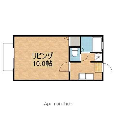 ザ・サンセットテラス(1K/1階)の間取り写真