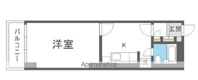 第3ファミール札幌(1K/1階)の間取り写真