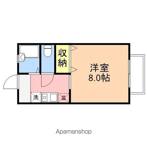 プレ・コート上新栄町(1K/2階)の間取り写真
