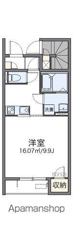 レオネクストブラン(1K/1階)の間取り写真