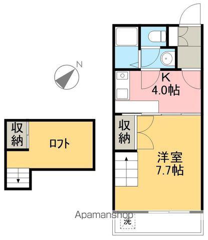 コーポ西村Ⅱ(1K/7階)の間取り写真