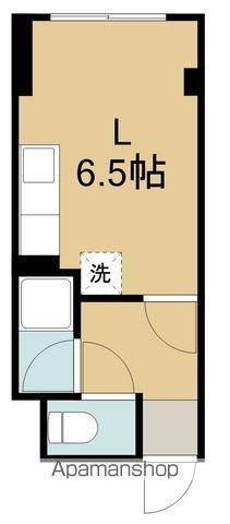 コーポHEROときわ通(ワンルーム/2階)の間取り写真