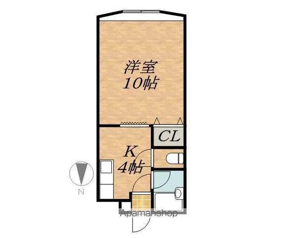 URBAN38(1K/2階)の間取り写真