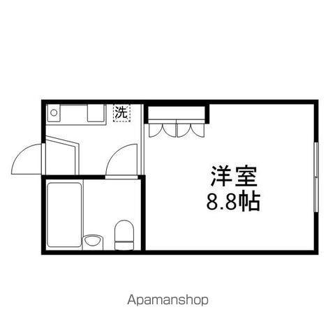 妙法寺ハイツ壱番館(ワンルーム/2階)の間取り写真