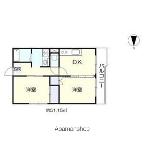 トウセン本町橋ビル(2DK/7階)の間取り写真