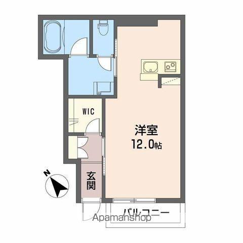 シャーメゾンT(ワンルーム/1階)の間取り写真