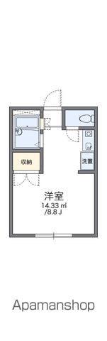 レオパレスセブン(1K/1階)の間取り写真