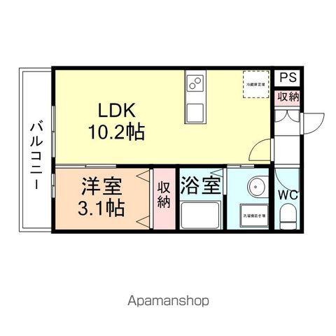 ラ・ビスタKOSUGI(1LDK/3階)の間取り写真