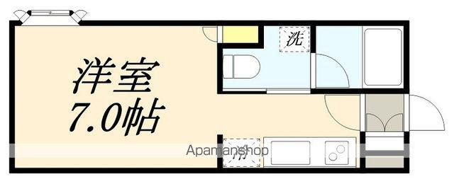 グレース21(1K/2階)の間取り写真