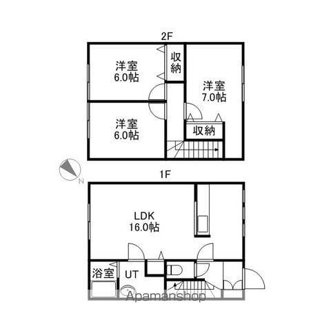 フォーシーズンズ八軒　壱番館(3LDK)の間取り写真