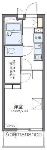 レオパレスルミュールⅢ(1K/2階)の間取り写真