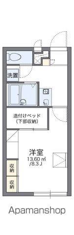 レオパレスHARU2(1K/1階)の間取り写真