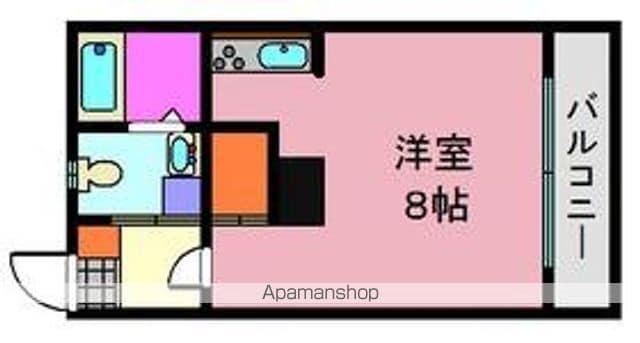 オアシス永吉(ワンルーム/1階)の間取り写真