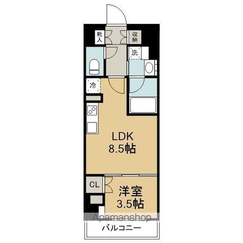 デュオステージ浦安 3階階 間取り