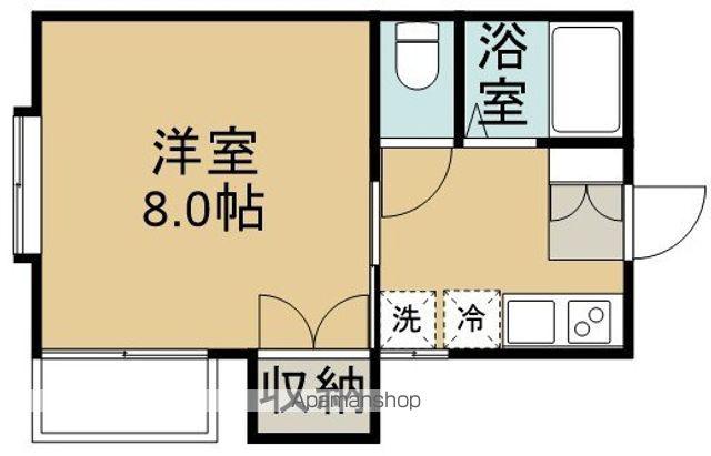 サンステージ砂山(1K/2階)の間取り写真