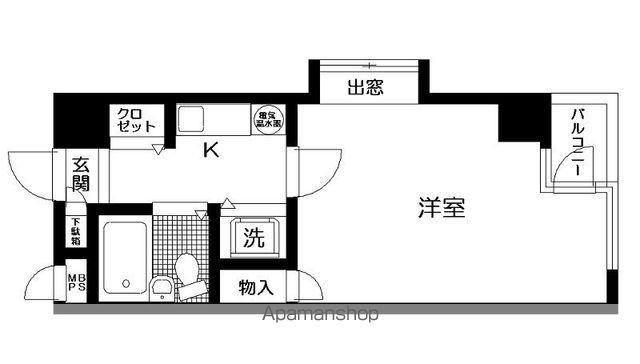 日神パレス東十条(1K/5階)の間取り写真
