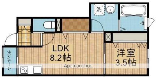 リーブル(1LDK/1階)の間取り写真