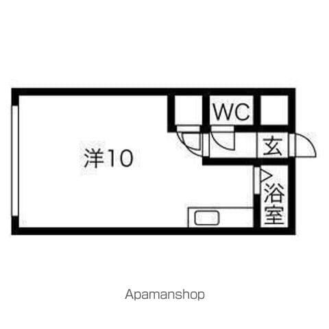 DAIWA南郷Ⅱ(ワンルーム/2階)の間取り写真