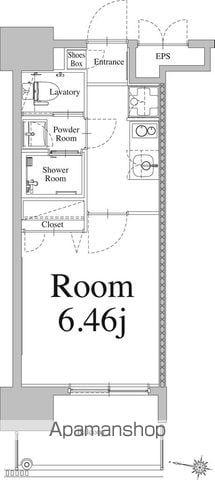 エンクレスト天神LIFE(1K/3階)の間取り写真