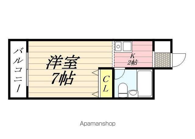 メゾン・ド・北円山(1K/11階)の間取り写真