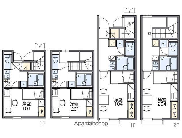 レオパレスヒル(1K/1階)の間取り写真