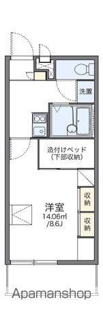 レオパレス猪子石(1K/1階)の間取り写真