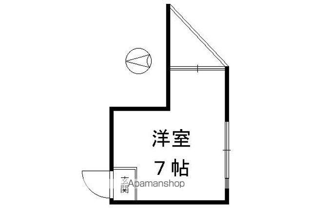 コーポ満田(ワンルーム/2階)の間取り写真