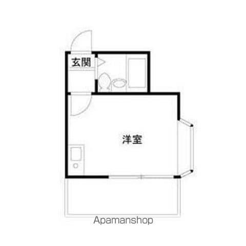 I パレス大崎第一(ワンルーム/1階)の間取り写真