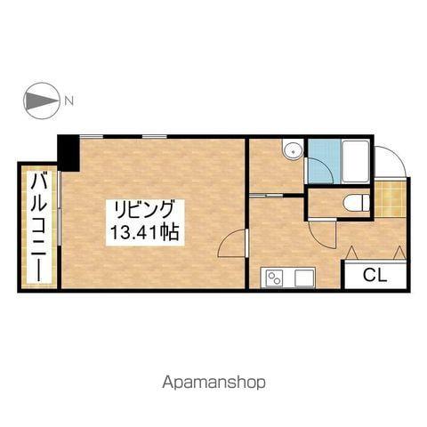 HEARTS WAVE(1K/3階)の間取り写真