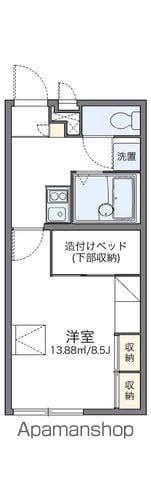 レオパレスプロシード(1K/2階)の間取り写真