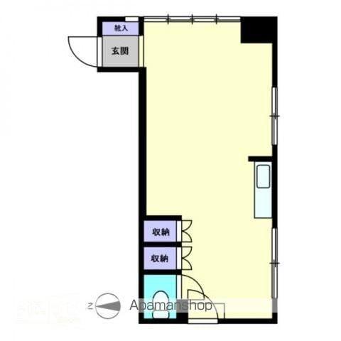 片山第2ビル(ワンルーム/4階)の間取り写真