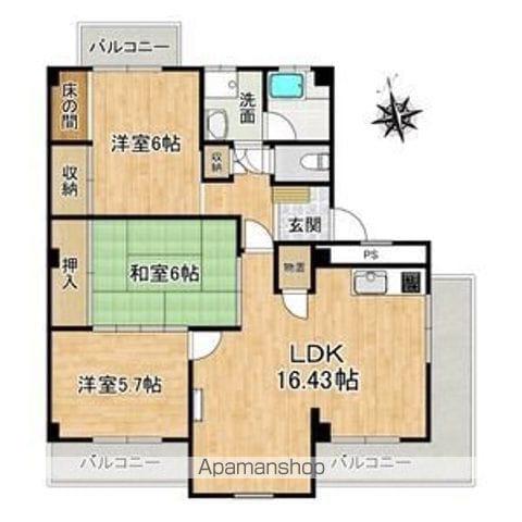 ソラリス(3LDK/2階)の間取り写真